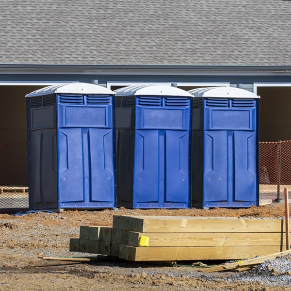 do you offer hand sanitizer dispensers inside the porta potties in Canones